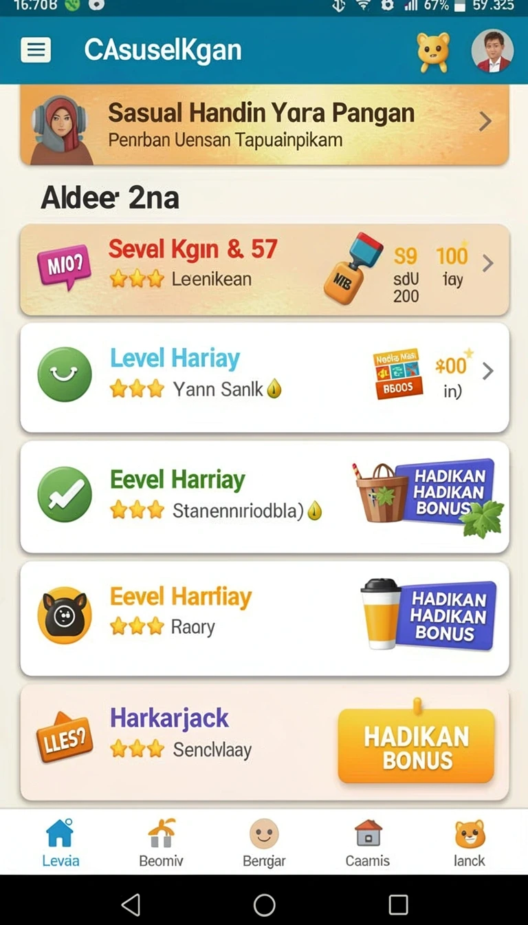 Beragam pilihan permainan menarik dalam aplikasi grandbet88 App APK Terbaru.